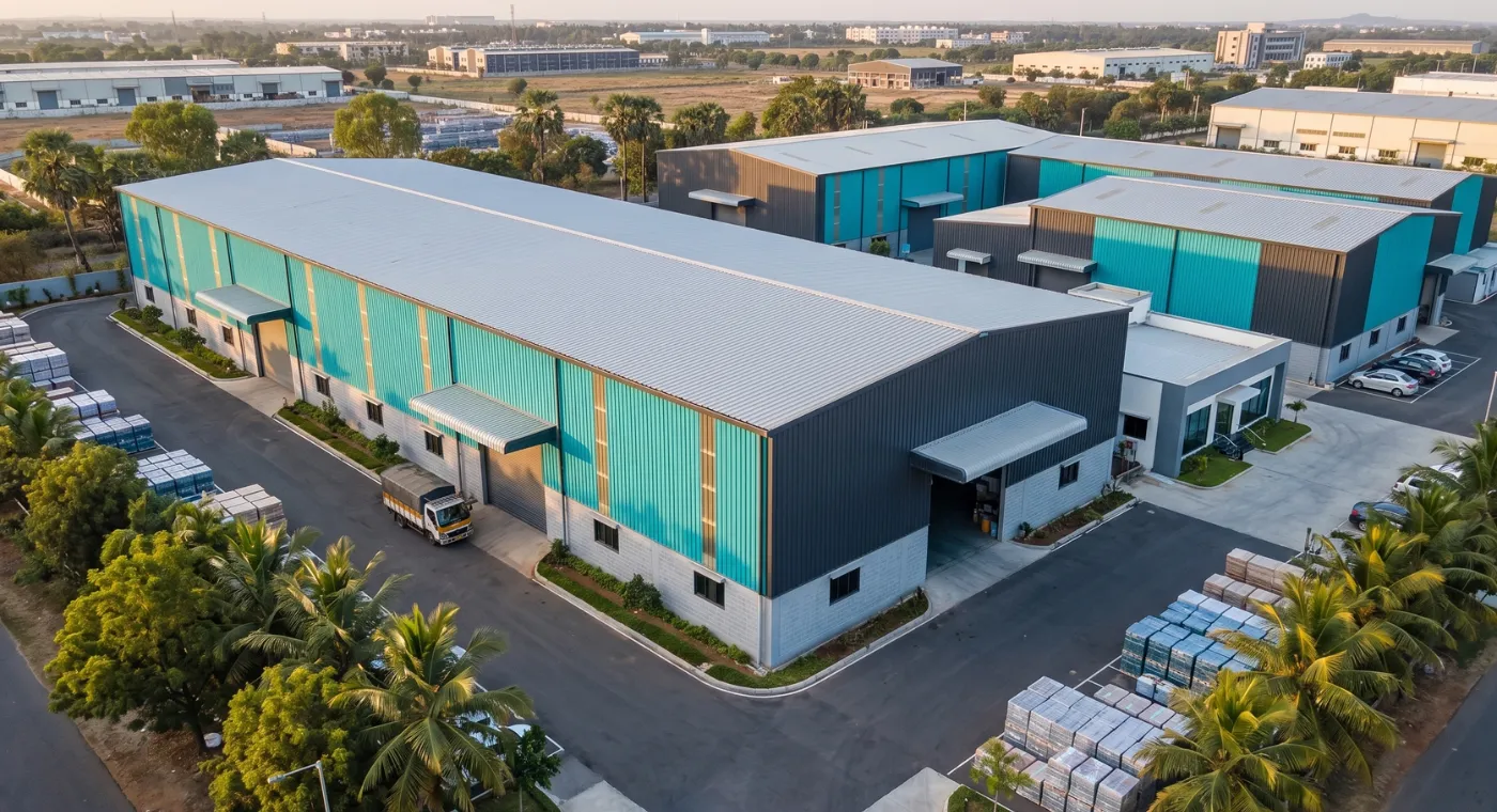 Pre-engineered steel building