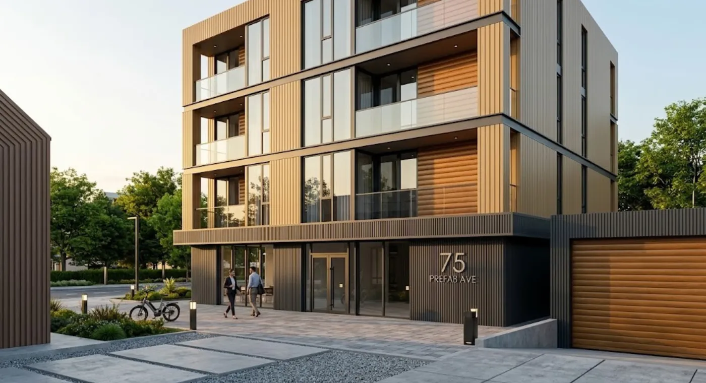 Multi-storey steel frame commercial building